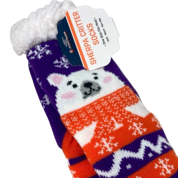 NWT * Sherpa Critter Socks Nonslip. - Picture 7 of 10